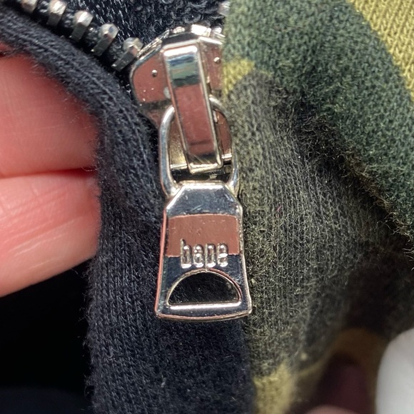 Bape 1/2 Camo shark full zip hoodie jacket - Picture 12 of 16